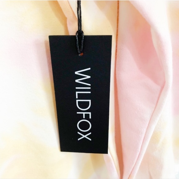 Wildfox Cotton Candy Tie Dye Set Cotton Sweatshirt & Sweatpants S - Picture 4 of 16